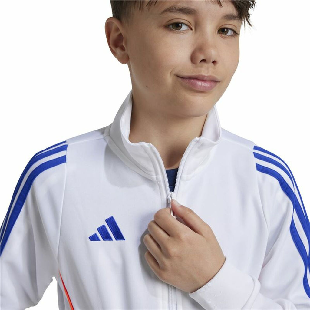 Children's Sports Jacket Adidas Tiro24 Training White
