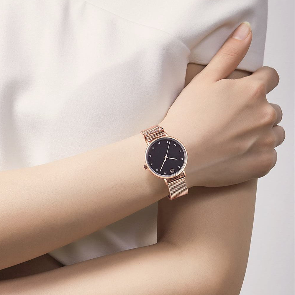 MEGIR Fashion Women Watches Top Brand Luxury Ladies Dress Clock Steel Bracelet Clock Female Quartz Wristwatch Relogio Feminino