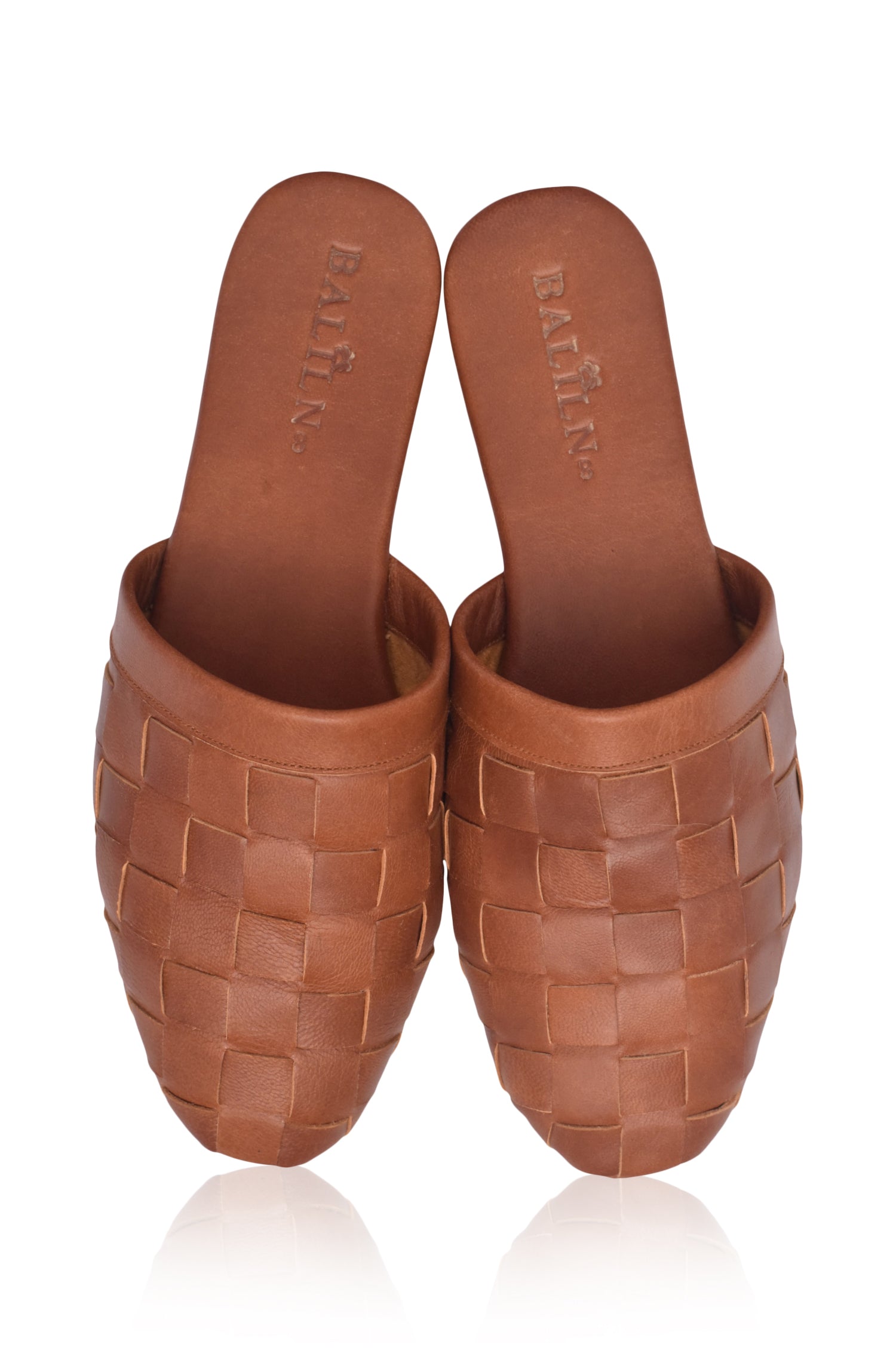 Clementine Leather Slides