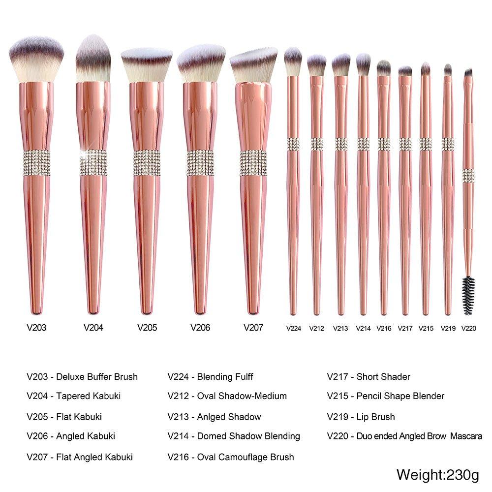 Fancy Makeup Brushes Set