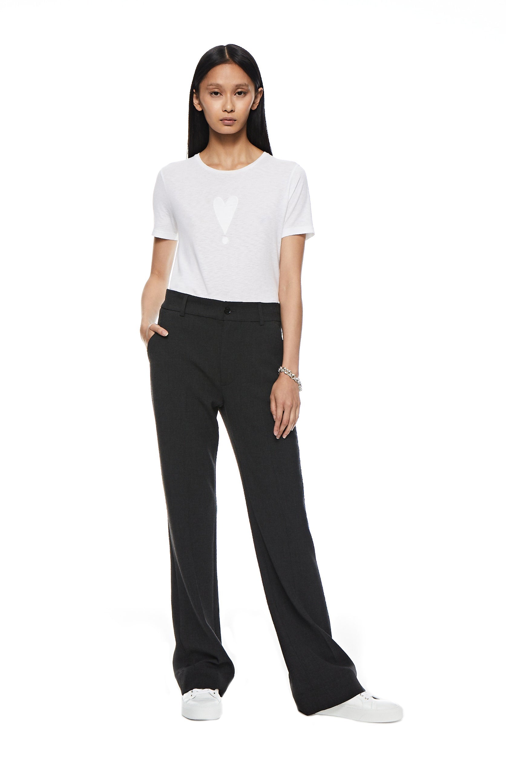 Flare Leg Pant (Charcoal)