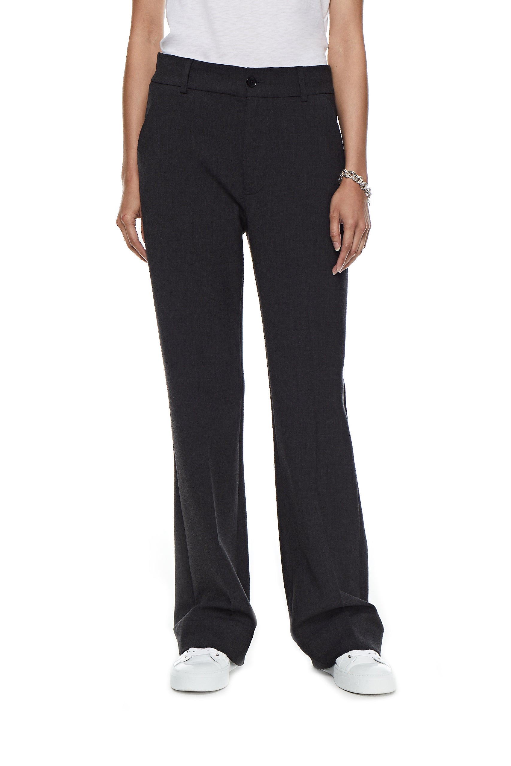 Flare Leg Pant (Charcoal)