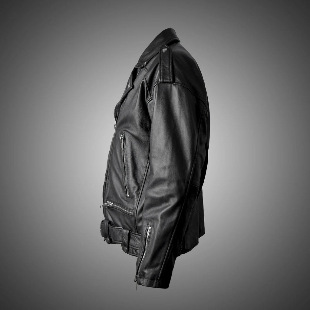 Black Perfecto Jacket For Men - L