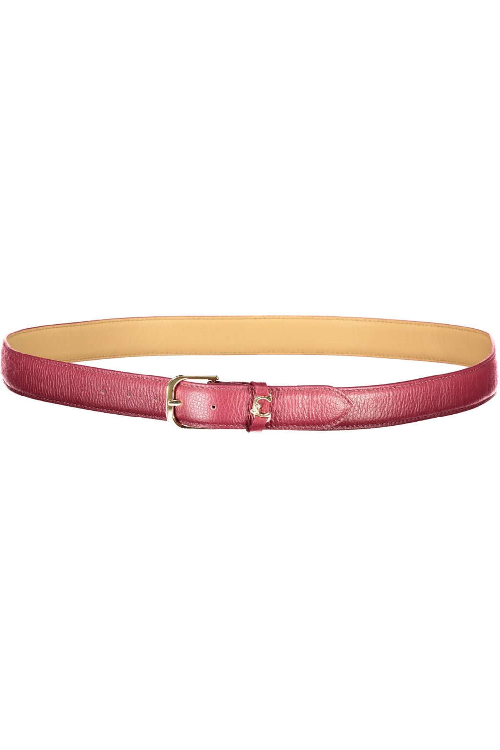 COCCINELLE WOMEN'S PURPLE LEATHER BELT