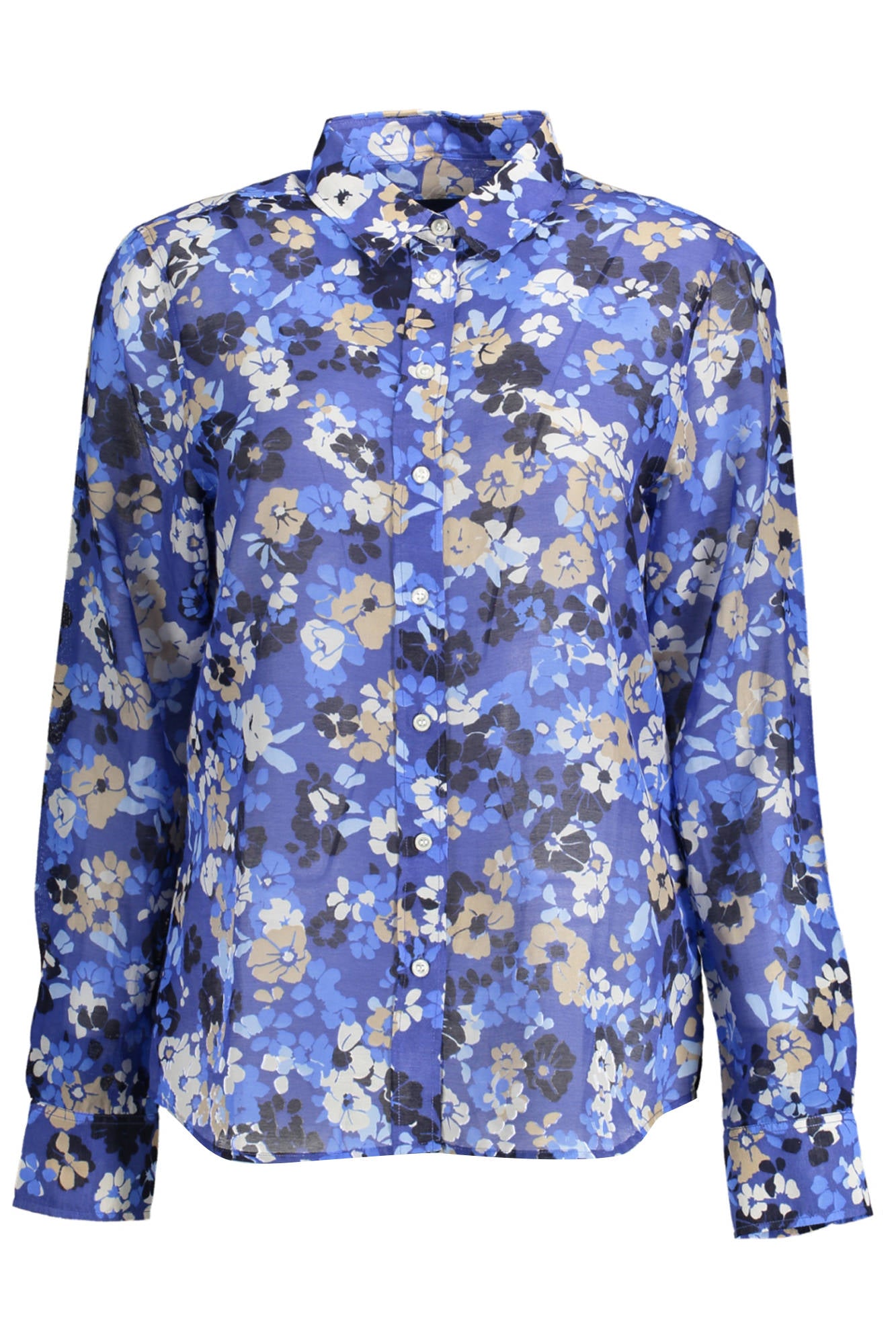 GANT WOMEN'S LONG SLEEVE SHIRT BLUE