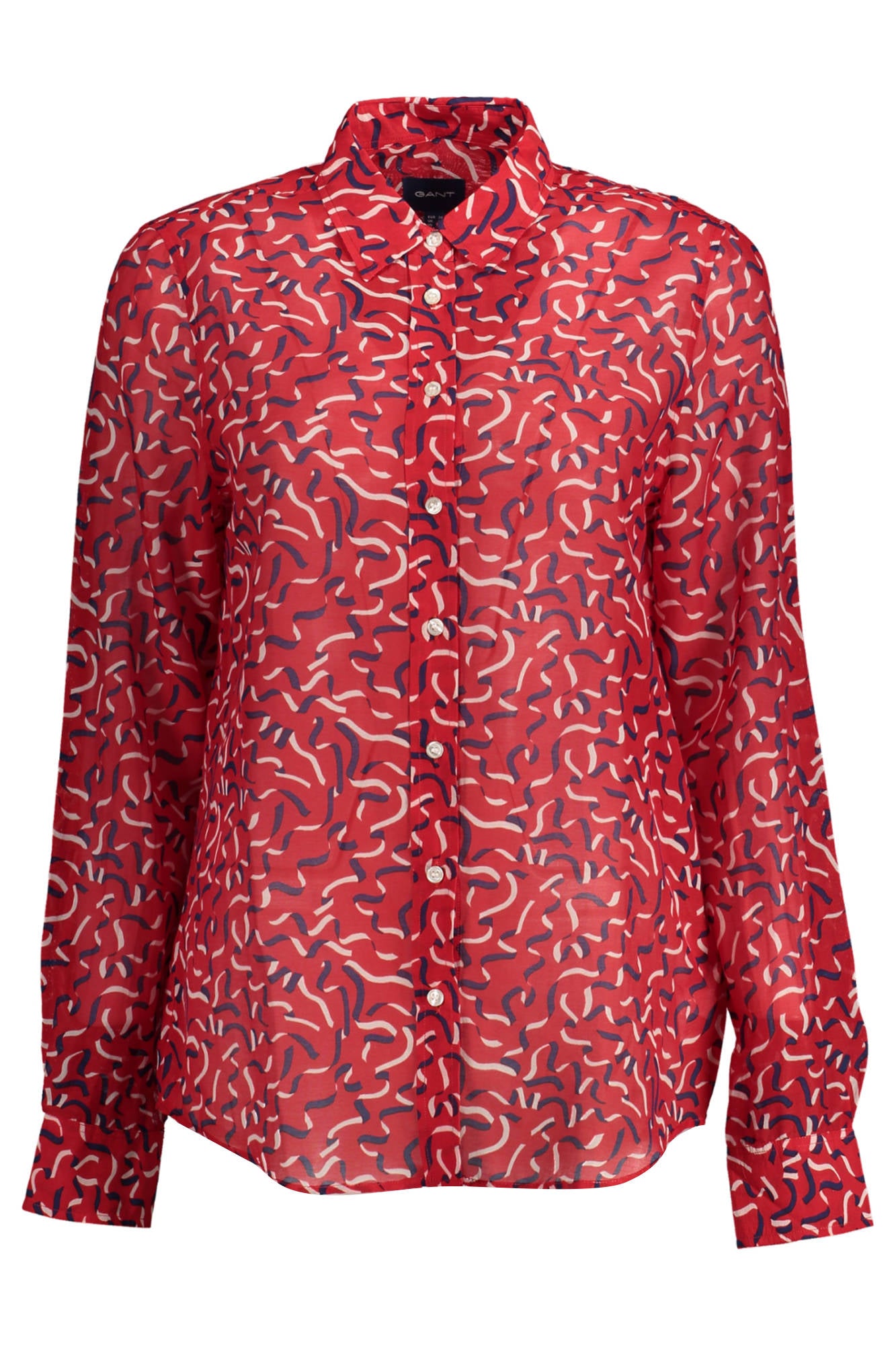 GANT WOMEN'S LONG SLEEVE SHIRT RED