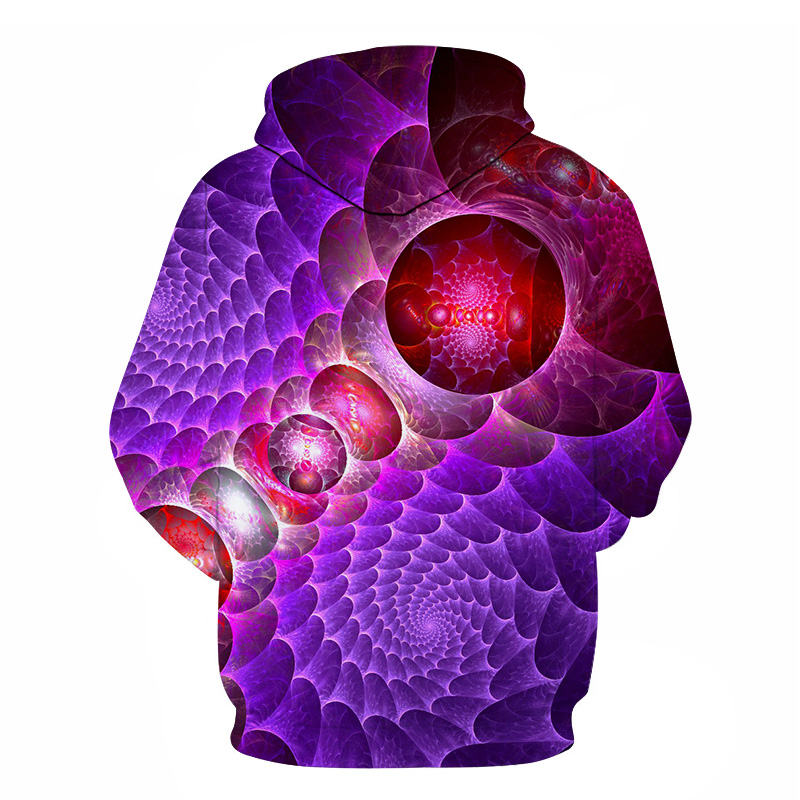 Galaxy Space 3D Printed Forest Cool Fashion Autumn Sweatshirt Thin Hooded Women Hoodie